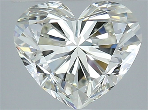Picture of Natural Diamond 2.57 Carats, Heart with  Cut, I Color, VVS2 Clarity and Certified by IGI