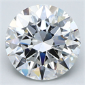 Natural Diamond 5.01 Carats, Round with Excellent Cut, E Color, SI1 Clarity and Certified by GIA