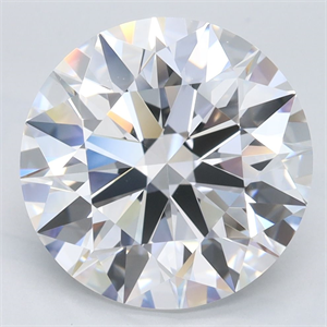 Picture of Lab Grown Diamond 4.39 Carats, Round with Excellent Cut, D Color, FL Clarity and Certified by GIA