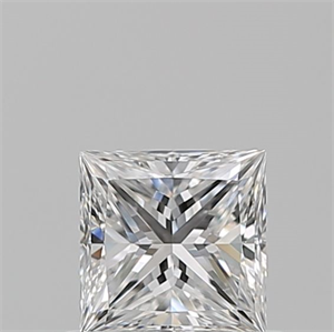 Foto Diamante Natural 0.60 quilates, Princesa , Color E, claridad SI1 y certificado GIA de
