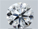 Diamante Natural 0.90 quilates, Redondo , Color F, claridad VS2 y certificado GIA