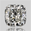 Natural Diamond 0.50 Carats, Cushion with  Cut, H Color, VVS2 Clarity and Certified by GIA