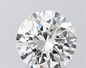 Picture of Lab Grown Diamond 1.50 Carats, Round with Excellent Cut, F Color, VVS2 Clarity and Certified by IGI