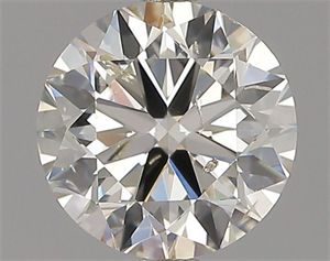 Picture of Natural Diamond 0.80 Carats, Round with Very Good Cut, L Color, I1 Clarity and Certified by GIA