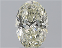 Natural Diamond 1.70 Carats, Oval with  Cut, L Color, VS1 Clarity and Certified by GIA