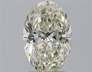 Picture of Natural Diamond 1.70 Carats, Oval with  Cut, L Color, VS1 Clarity and Certified by GIA