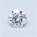 Diamante Natural 0.42 quilates, Redondo , Color D, claridad SI1 y certificado GIA