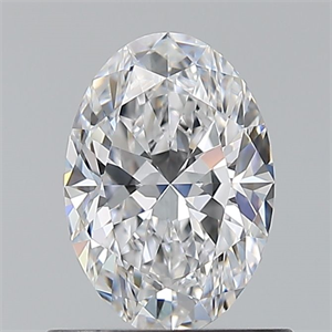 Picture of Natural Diamond 0.71 Carats, Oval with  Cut, D Color, VVS1 Clarity and Certified by GIA