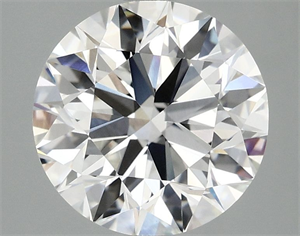 Picture of Lab Grown Diamond 3.01 Carats, Round with Excellent Cut, F Color, VVS2 Clarity and Certified by IGI