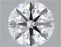 Lab Grown Diamond 1.67 Carats, Round with Excellent Cut, D Color, VVS1 Clarity and Certified by GIA