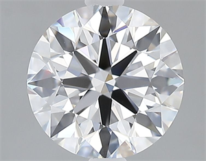 Picture of Lab Grown Diamond 1.67 Carats, Round with Excellent Cut, D Color, VVS1 Clarity and Certified by GIA