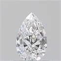 Diamante Natural 0.50 quilates, De pera , Color E, claridad VVS2 y certificado GIA