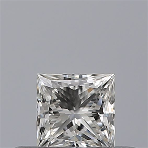 Picture of Natural Diamond 0.23 Carats, Princess with  Cut, F Color, VVS1 Clarity and Certified by GIA