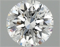 Lab Grown Diamond 1.10 Carats, Round with Ideal Cut, D Color, VVS2 Clarity and Certified by IGI