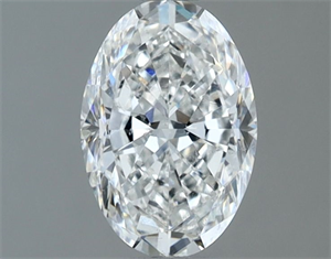 Picture of Natural Diamond 0.90 Carats, Oval with  Cut, F Color, SI1 Clarity and Certified by GIA