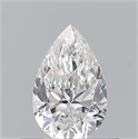 Diamante Natural 0.50 quilates, De pera , Color F, claridad VS2 y certificado GIA