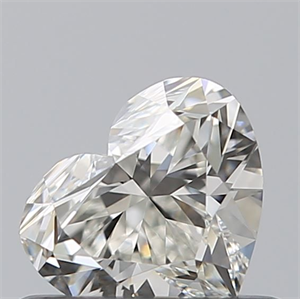 Picture of Natural Diamond 0.50 Carats, Heart with  Cut, I Color, VVS1 Clarity and Certified by GIA