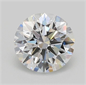Lab Grown Diamond 1.04 Carats, Round with Ideal Cut, D Color, VS1 Clarity and Certified by IGI