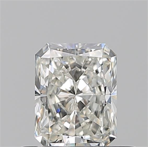 Picture of Natural Diamond 0.50 Carats, Radiant with  Cut, I Color, VVS2 Clarity and Certified by GIA