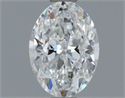 Diamante Natural 0.60 quilates, Ovalado , Color E, claridad VVS2 y certificado GIA