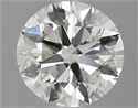 Natural Diamond 1.30 Carats, Round with Excellent Cut, K Color, SI1 Clarity and Certified by GIA