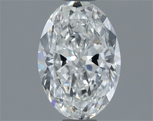 Picture of Natural Diamond 1.20 Carats, Oval with  Cut, E Color, VS2 Clarity and Certified by GIA