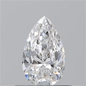 Picture of Natural Diamond 0.50 Carats, Pear with  Cut, E Color, VS1 Clarity and Certified by GIA