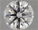 Lab Grown Diamond 1.08 Carats, Round with Ideal Cut, E Color, IF Clarity and Certified by IGI