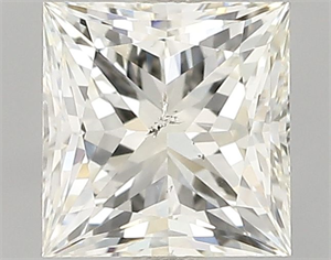 Picture of Natural Diamond 0.80 Carats, Princess with  Cut, L Color, SI1 Clarity and Certified by GIA