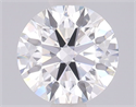 Lab Grown Diamond 1.04 Carats, Round with Ideal Cut, D Color, VVS2 Clarity and Certified by IGI
