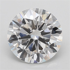 Picture of Lab Grown Diamond 7.50 Carats, Round with Excellent Cut, E Color, VS1 Clarity and Certified by IGI