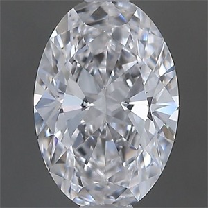 Picture of Natural Diamond 0.41 Carats, Oval with  Cut, E Color, VVS1 Clarity and Certified by GIA