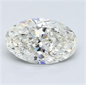 Diamante Natural 2.01 quilates, Ovalado , Color I, claridad SI2 y certificado GIA