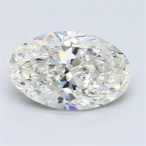 Foto Diamante Natural 2.01 quilates, Ovalado , Color I, claridad SI2 y certificado GIA de