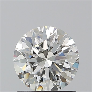 Picture of Natural Diamond 1.07 Carats, Round with Excellent Cut, I Color, VS1 Clarity and Certified by GIA