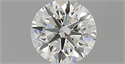 Natural Diamond 0.50 Carats, Round with Excellent Cut, I Color, IF Clarity and Certified by IGI