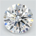 Del inventario de diamantes de laboratorio, 3.49 quilates, Redondo , Color D, claridad FL y certificado GIA