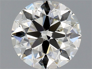 Picture of Natural Diamond 0.90 Carats, Round with Excellent Cut, H Color, VS2 Clarity and Certified by HRD