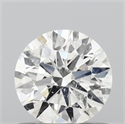 Natural Diamond 0.70 Carats, Round with Excellent Cut, I Color, I1 Clarity and Certified by GIA