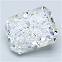 Natural Diamond 4.01 Carats, Radiant with  Cut, E Color, VS1 Clarity and Certified by GIA