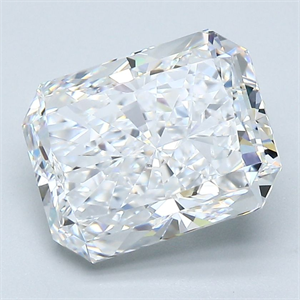 Picture of Natural Diamond 4.01 Carats, Radiant with  Cut, E Color, VS1 Clarity and Certified by GIA