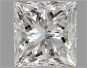 Natural Diamond 0.51 Carats, Princess with  Cut, I Color, SI1 Clarity and Certified by GIA