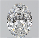 Natural Diamond 1.01 Carats, Oval with  Cut, E Color, VVS1 Clarity and Certified by GIA