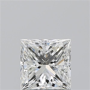 Picture of Natural Diamond 1.01 Carats, Princess with  Cut, H Color, VVS2 Clarity and Certified by GIA