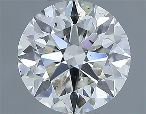 Picture of Natural Diamond 1.20 Carats, Round with Excellent Cut, I Color, SI1 Clarity and Certified by IGI