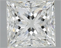 Natural Diamond 3.01 Carats, Princess with  Cut, I Color, VS1 Clarity and Certified by GIA