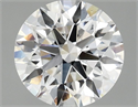 Lab Grown Diamond 2.55 Carats, Round with Ideal Cut, D Color, VS1 Clarity and Certified by IGI