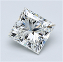 Diamante Natural 2.71 quilates, Princesa , Color I, claridad SI1 y certificado GIA