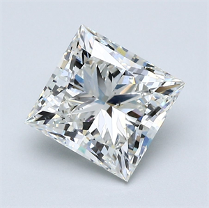 Foto Diamante Natural 2.71 quilates, Princesa , Color I, claridad SI1 y certificado GIA de