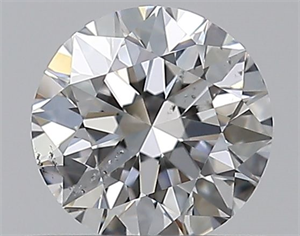 Picture of Natural Diamond 0.40 Carats, Round with Excellent Cut, E Color, SI2 Clarity and Certified by GIA
